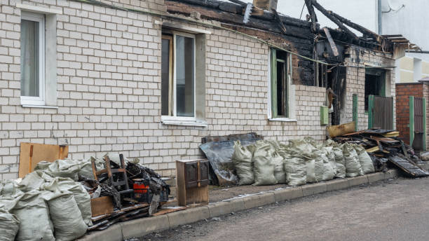 Professional Soot Cleanup technician working in Saint Paul Park, MN